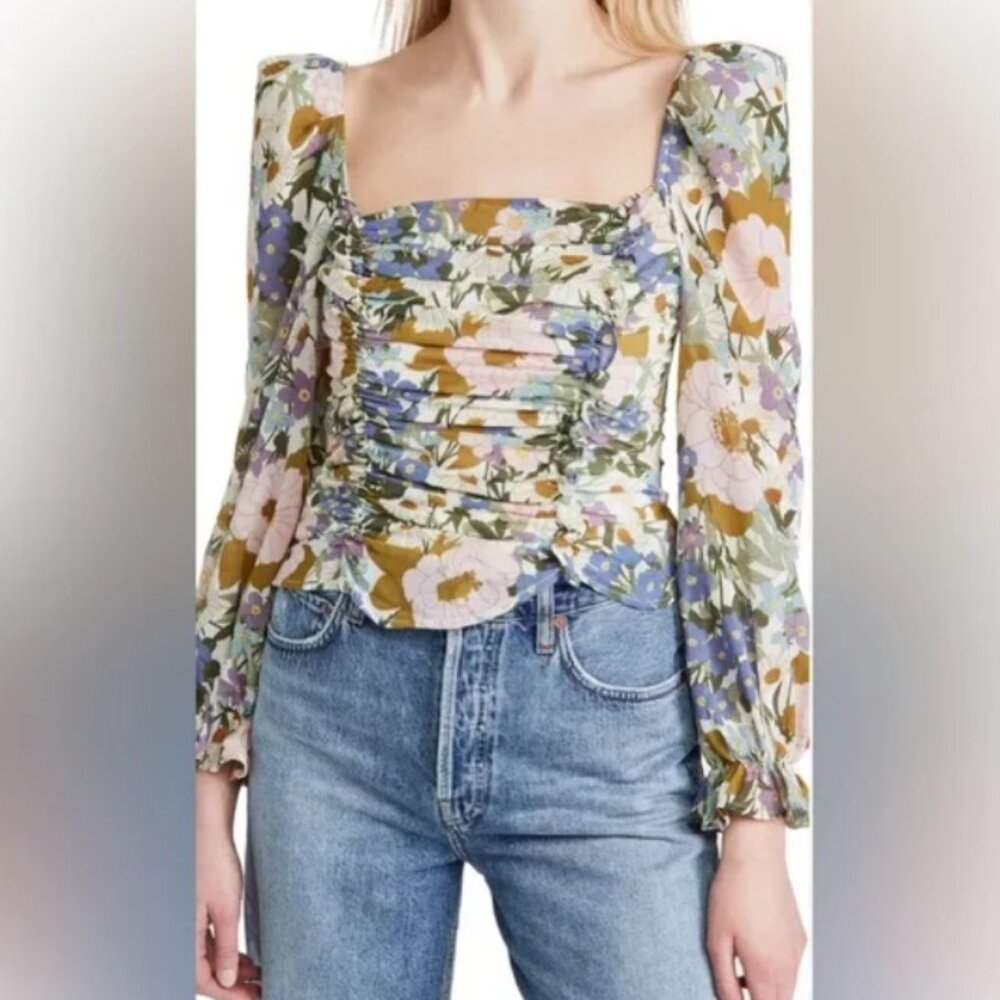 ASTR The Label‎ Tonina Floral Crop Top - M